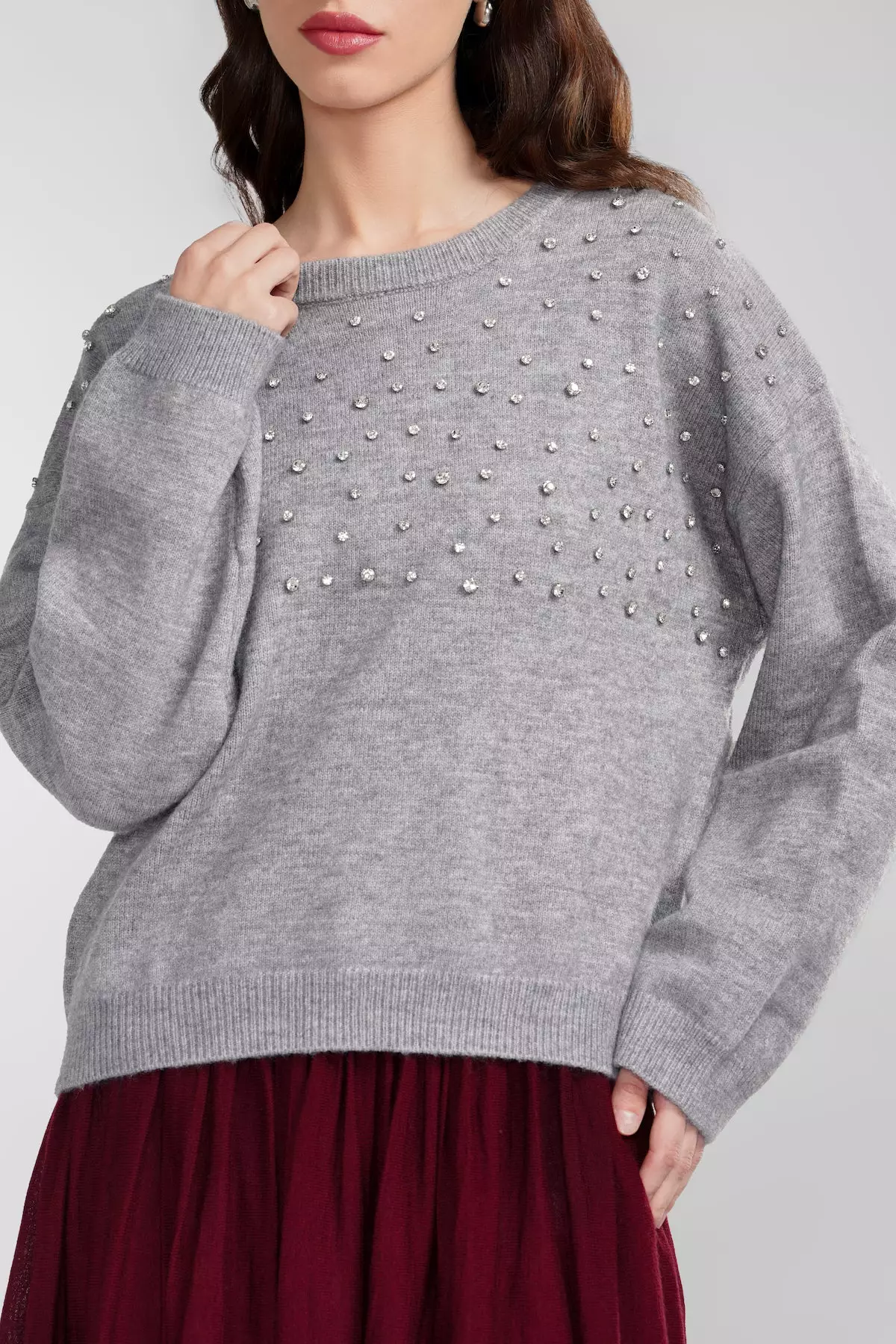 Benang Jarum - Lenore Sweater - Grey