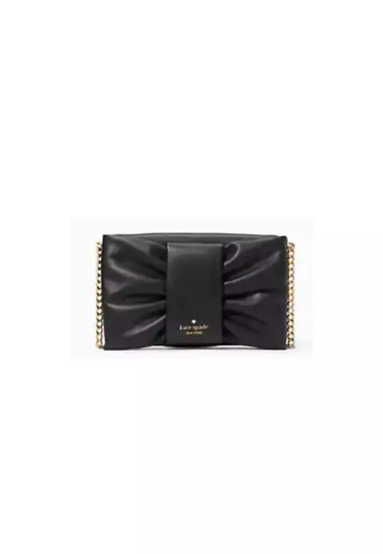 Kate spade black crossbody with new arrivals bow