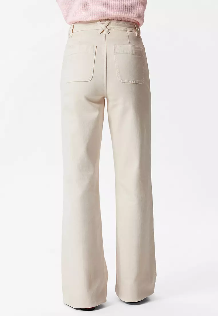 High-Waist Bootcut Jeans