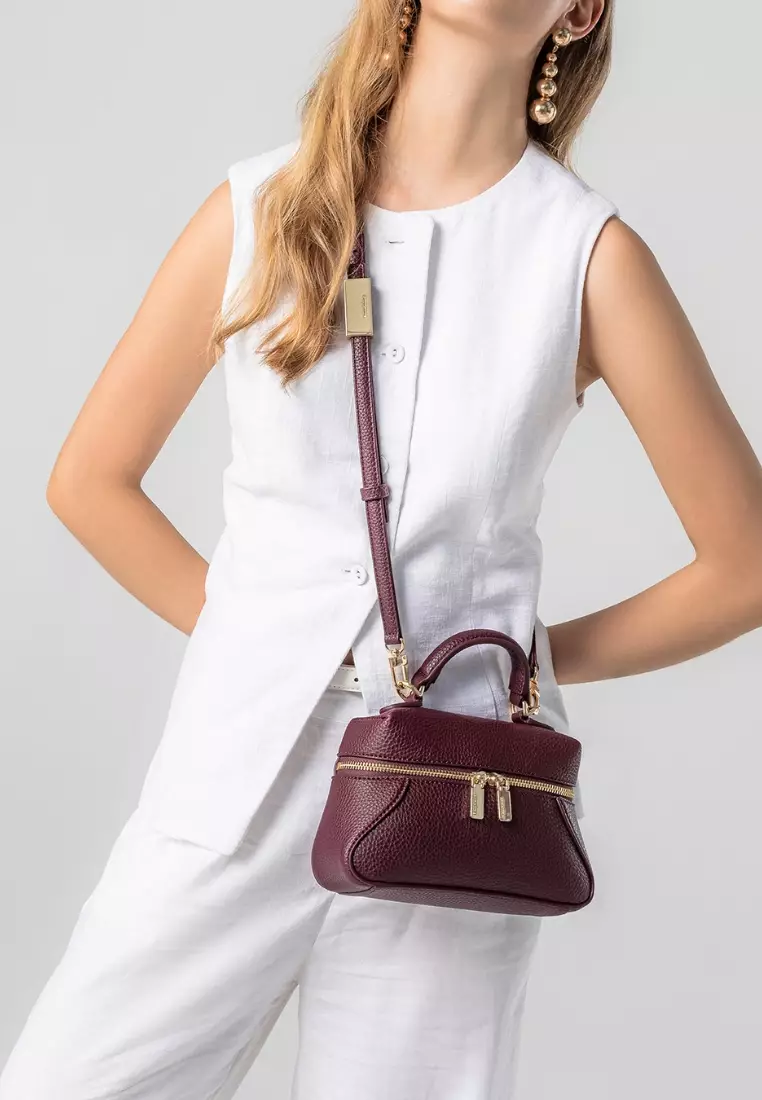 Zipzip Vanity Bag Togo - Blood Red