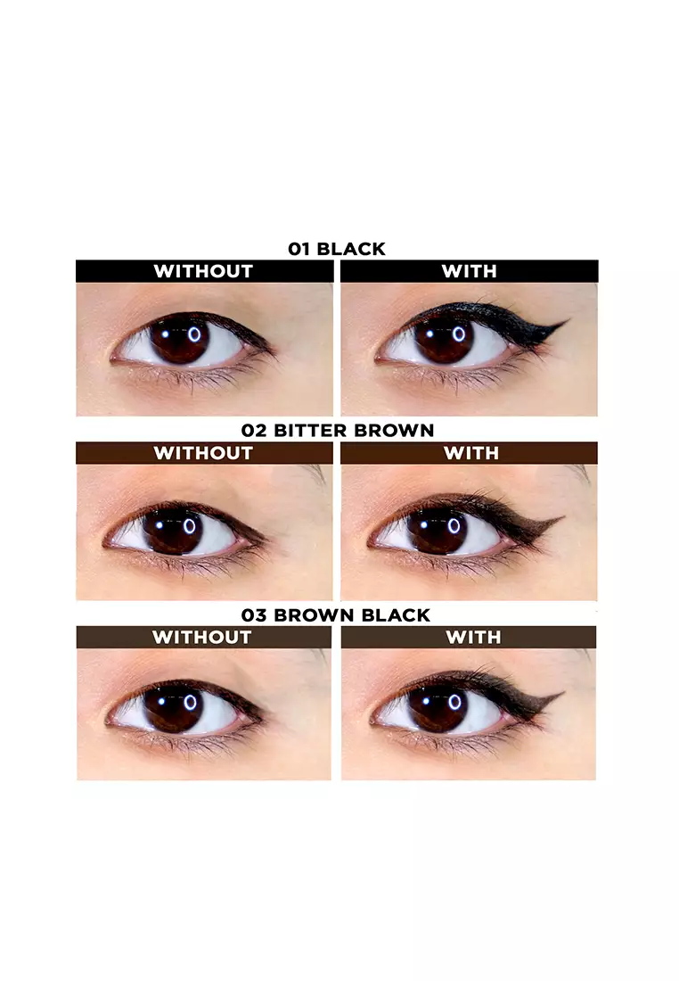 Buy KISS ME KISSME Heroine Make Smooth Liquid Eyeliner Super Keep 02