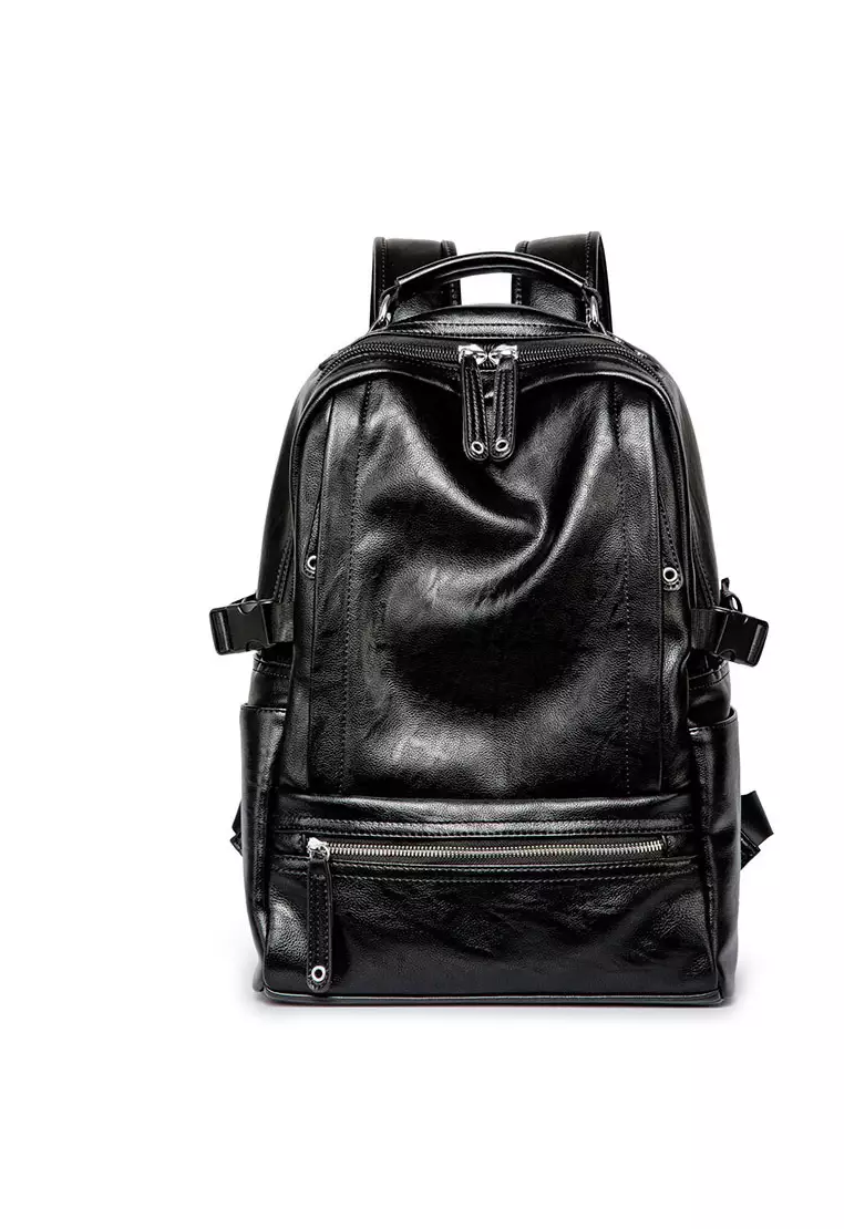 Buy Lara Men s Solid Colored Backpack 2024 Online ZALORA Singapore