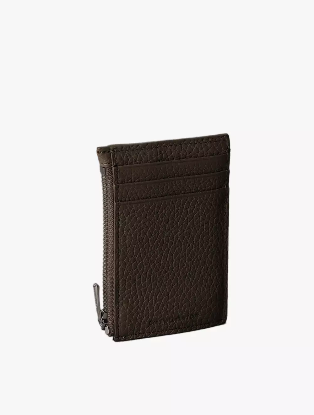 Calvin Klein - Leather Zip Card Case