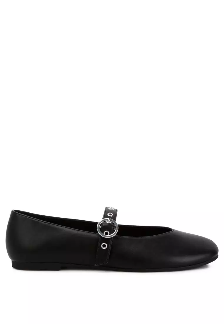 Discount on London Rag  shoes - SKU: Black Mary Jane Ballerinas