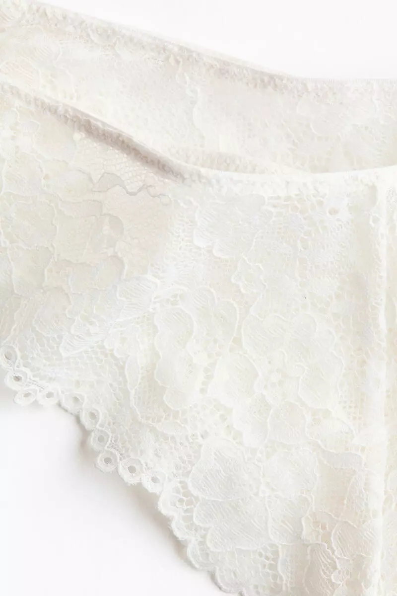 2-pack lace Brazilian briefs