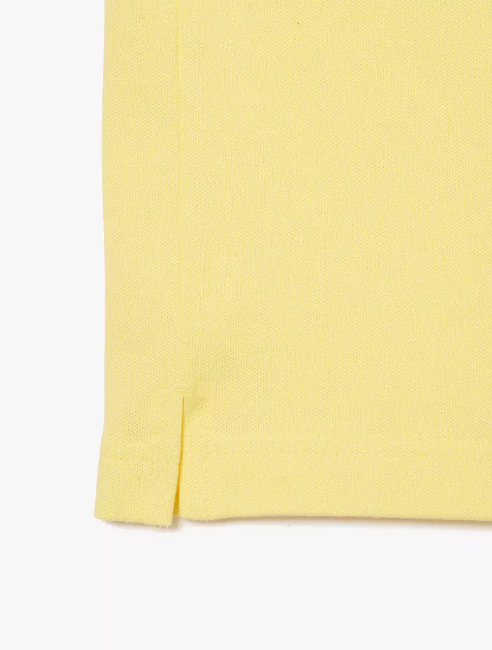 Slim Fit Stretch Piqué Polo Shirt - Yellow
