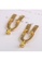 A-Excellence gold Magnet Design Copper Tone Texture Earrings BD8D5AC76E056FGS_4
