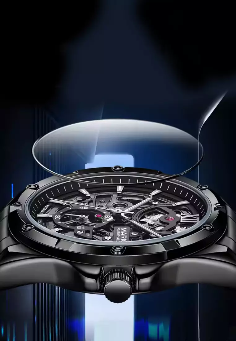 Unisex Automatic Watch, 44mm, Stainless Steel Bracelet