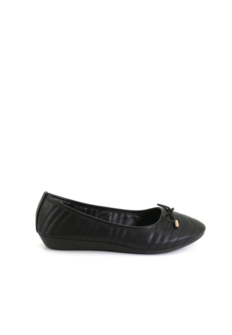 [Online Exclusive] BATA Women Black Ballerina Flats - 5806040