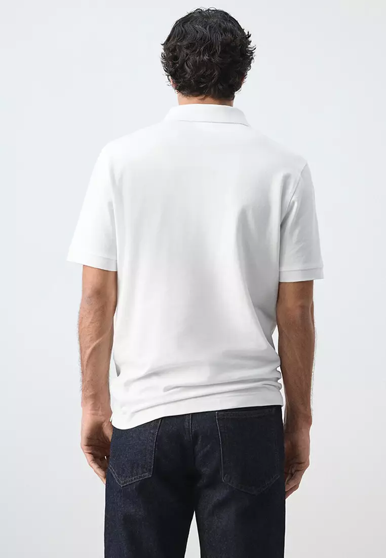 Regular-Fit Cotton Piqué Polo Shirt