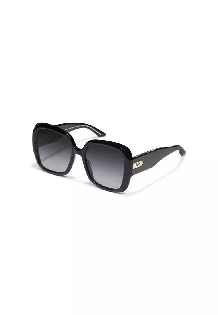 Full Glam Sunglasses - Black/Smoke
