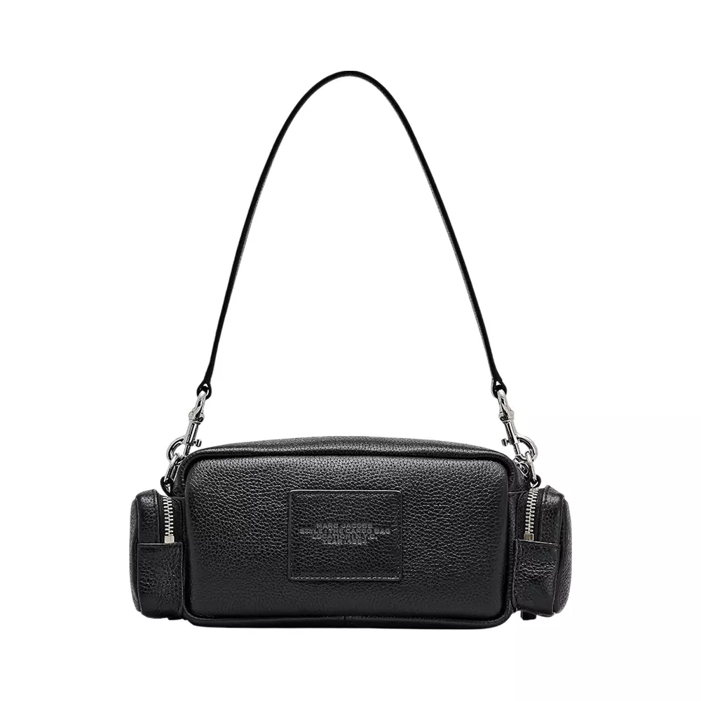 The Leather Cargo Bag Black