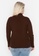 Trendyol brown Plus Size Cut Out Jumper A2946AA75EB4F7GS_2