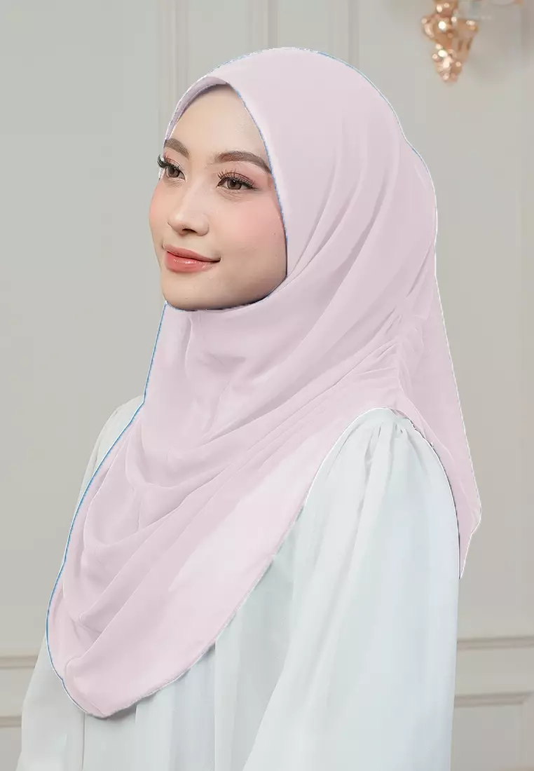 HIJAB INSTAN AURORA - POWDER PINK