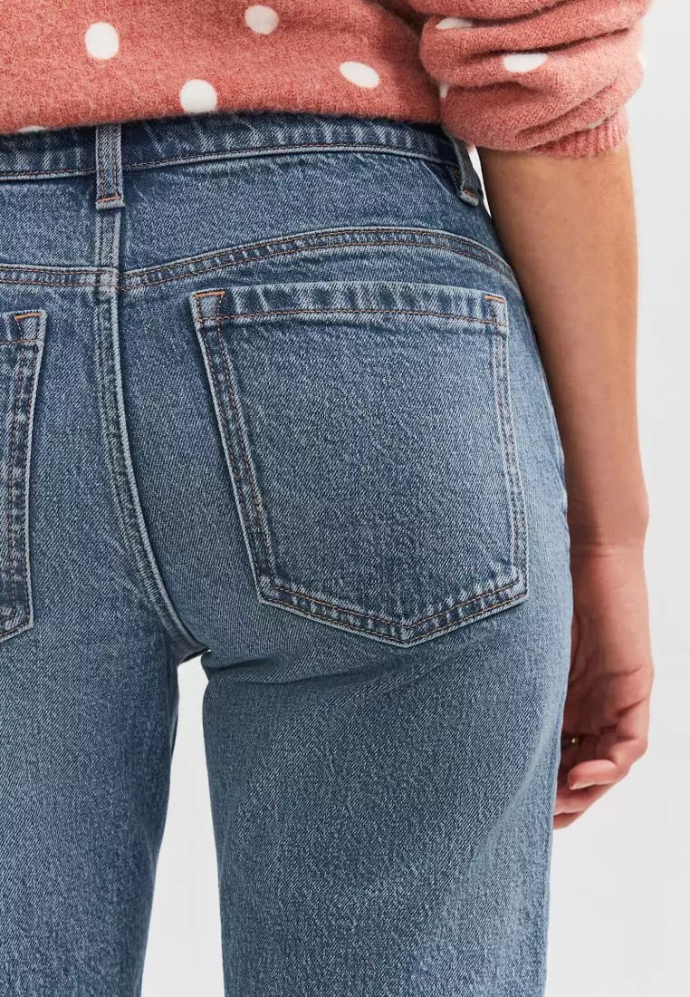 Knee Length Bermuda Denim Shorts