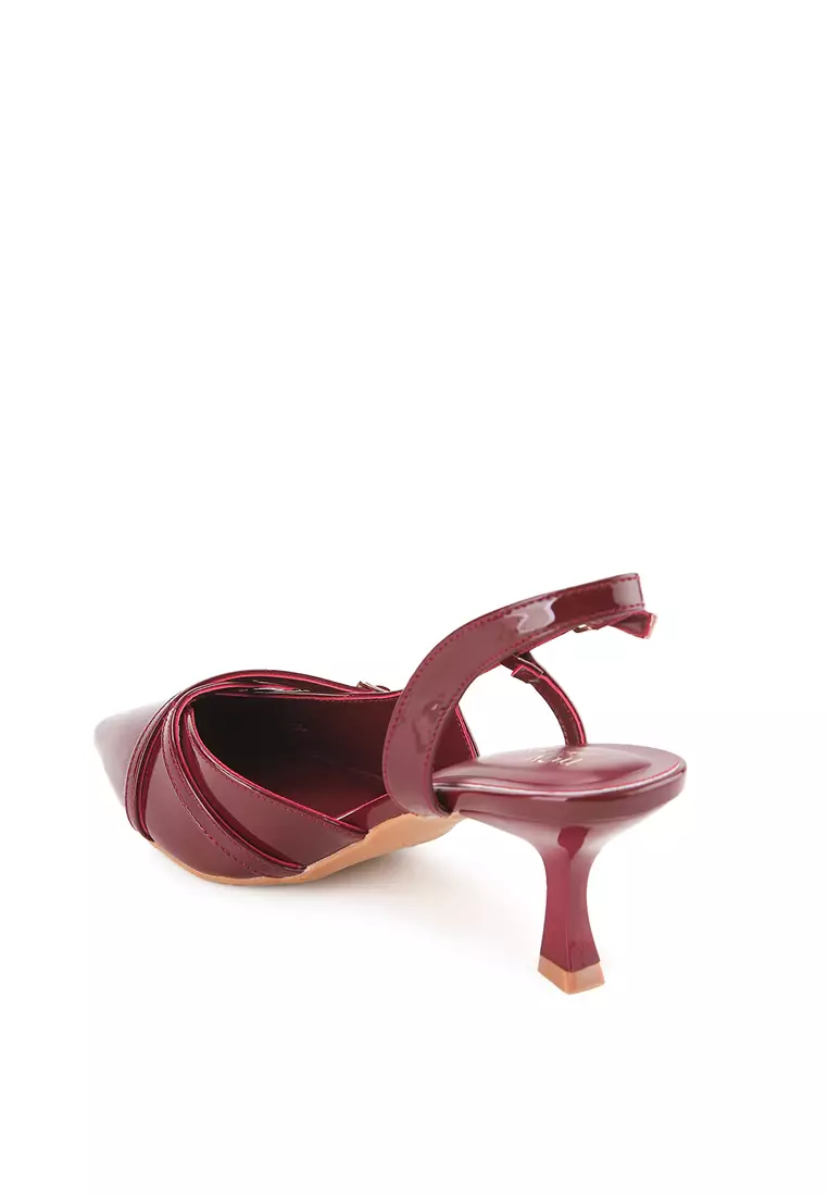 LEONA J2525-9 HEELS MAROON
