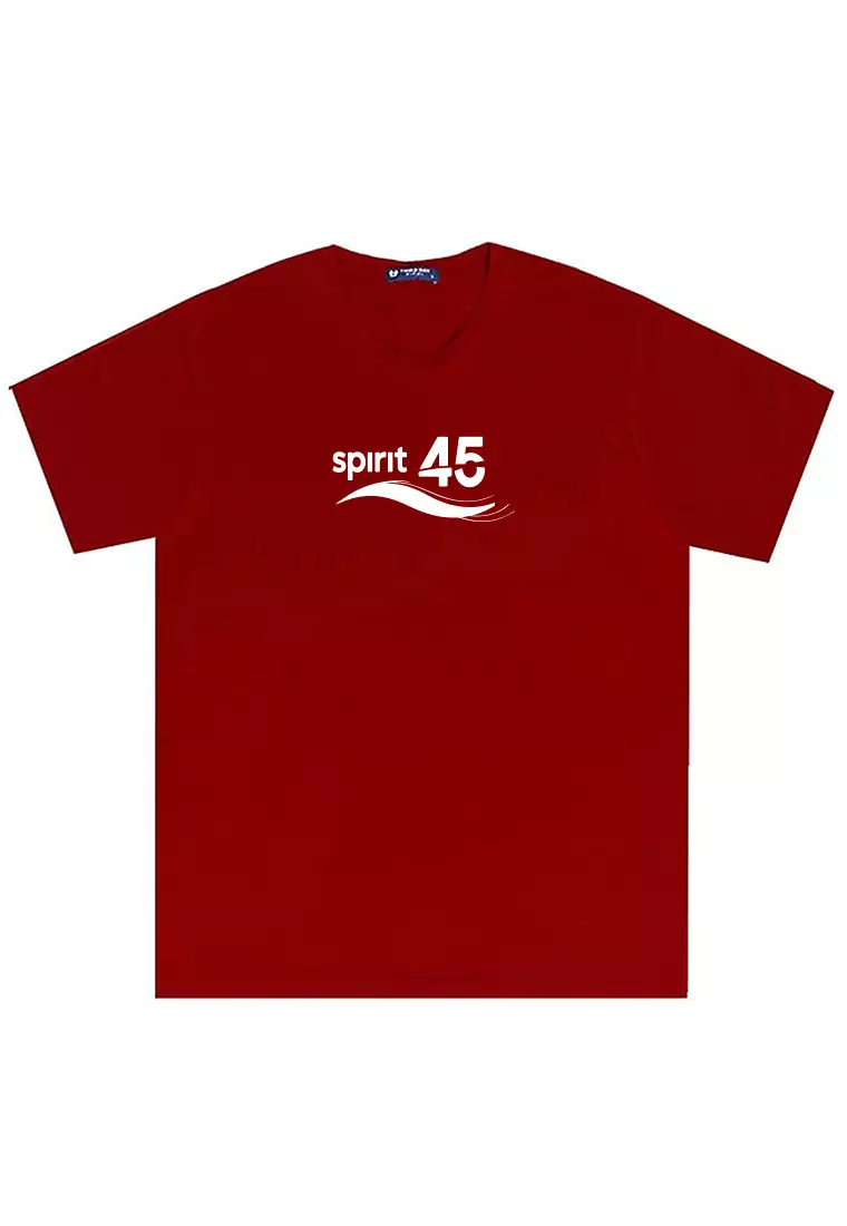 MTW94 Kaos 17 Agustus HUT RI spirit 45 merah maroon instacool
