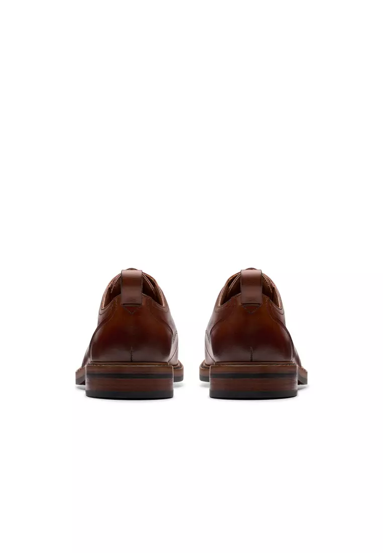 Mens Aldwin Lace Oxford Shoes - Tan Leather