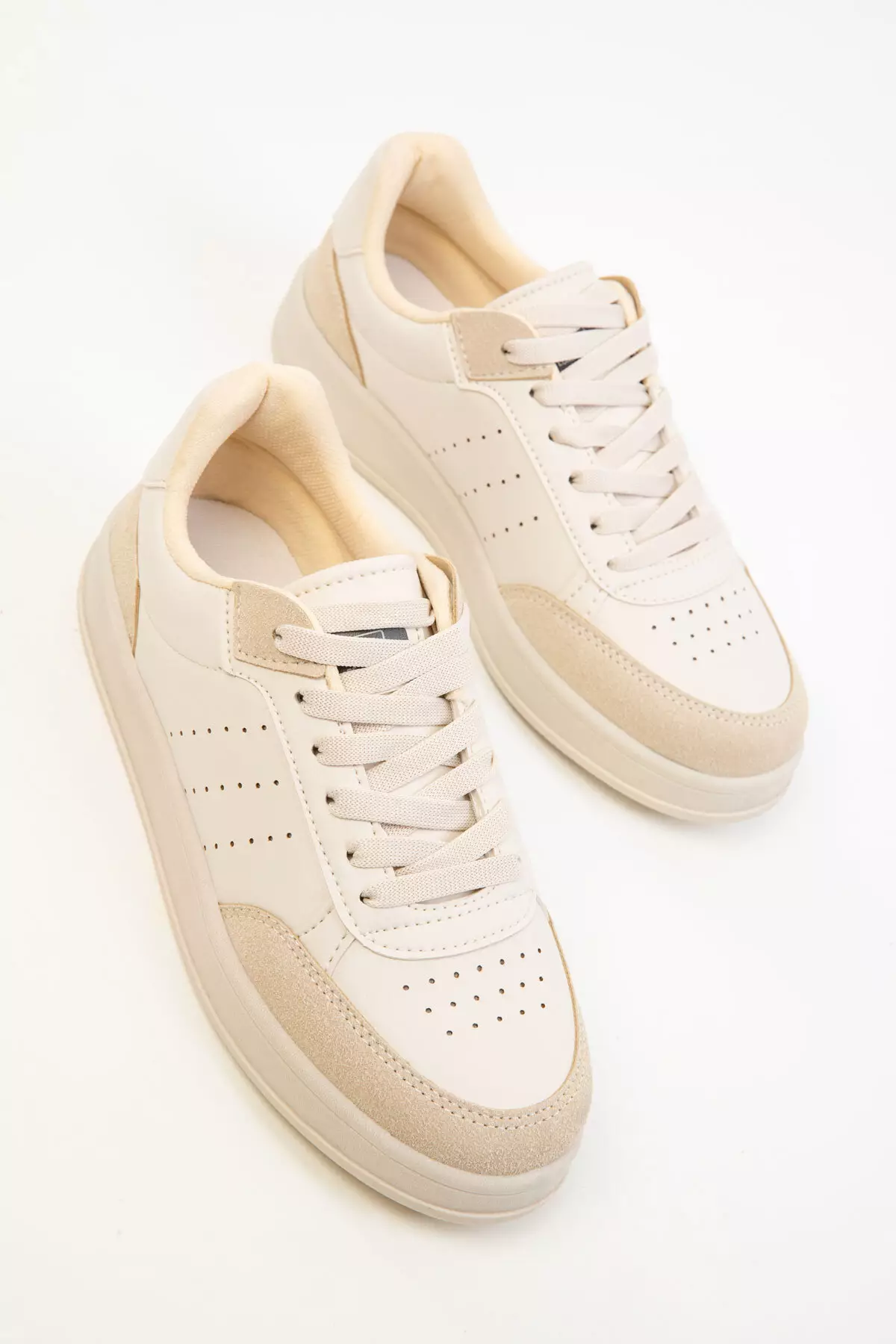 Beige Women's Sneakers 20359