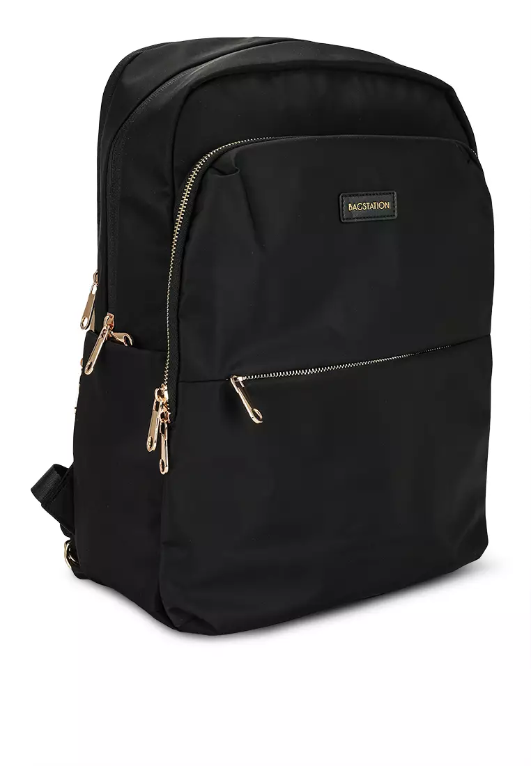 Buy Bagstation Premium Nylon Laptop Backpack 2024 Online | ZALORA ...