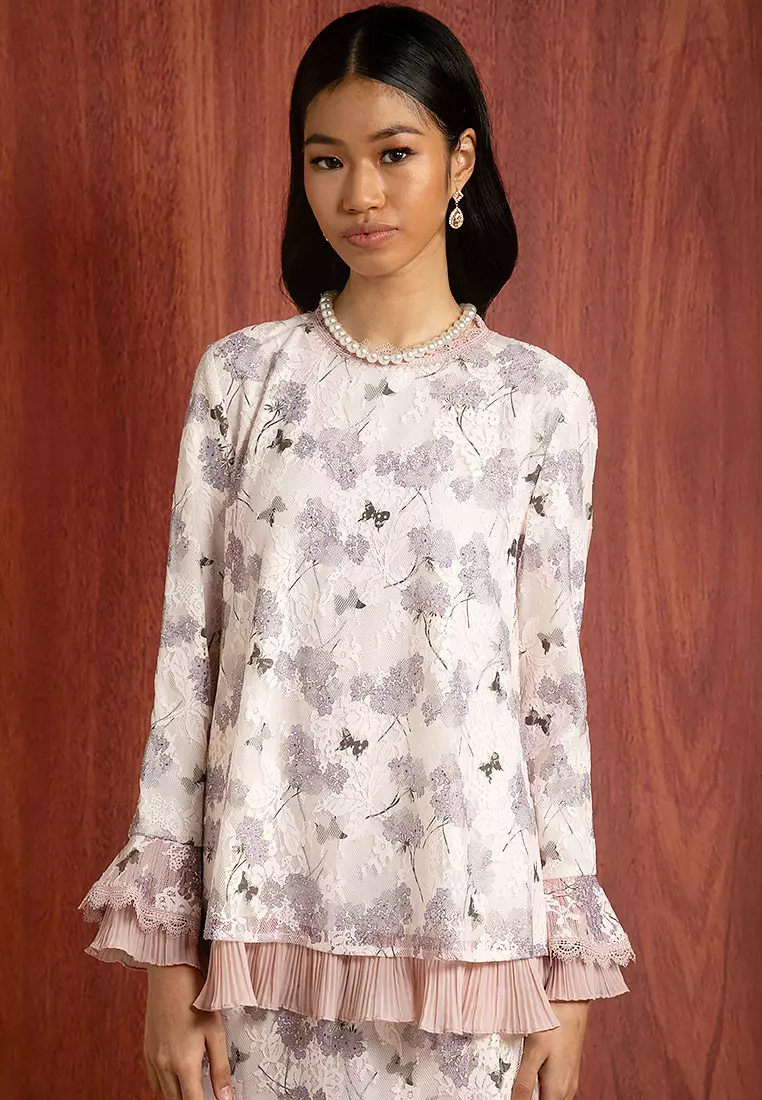 STELLA LACE KURUNG BABYDOLL SET