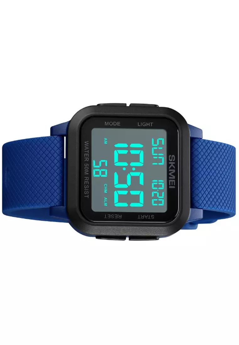 Jam Tangan Digital Pria Waterproof Many Function Strap Tali Material Silicone GN90 ORIGINAL