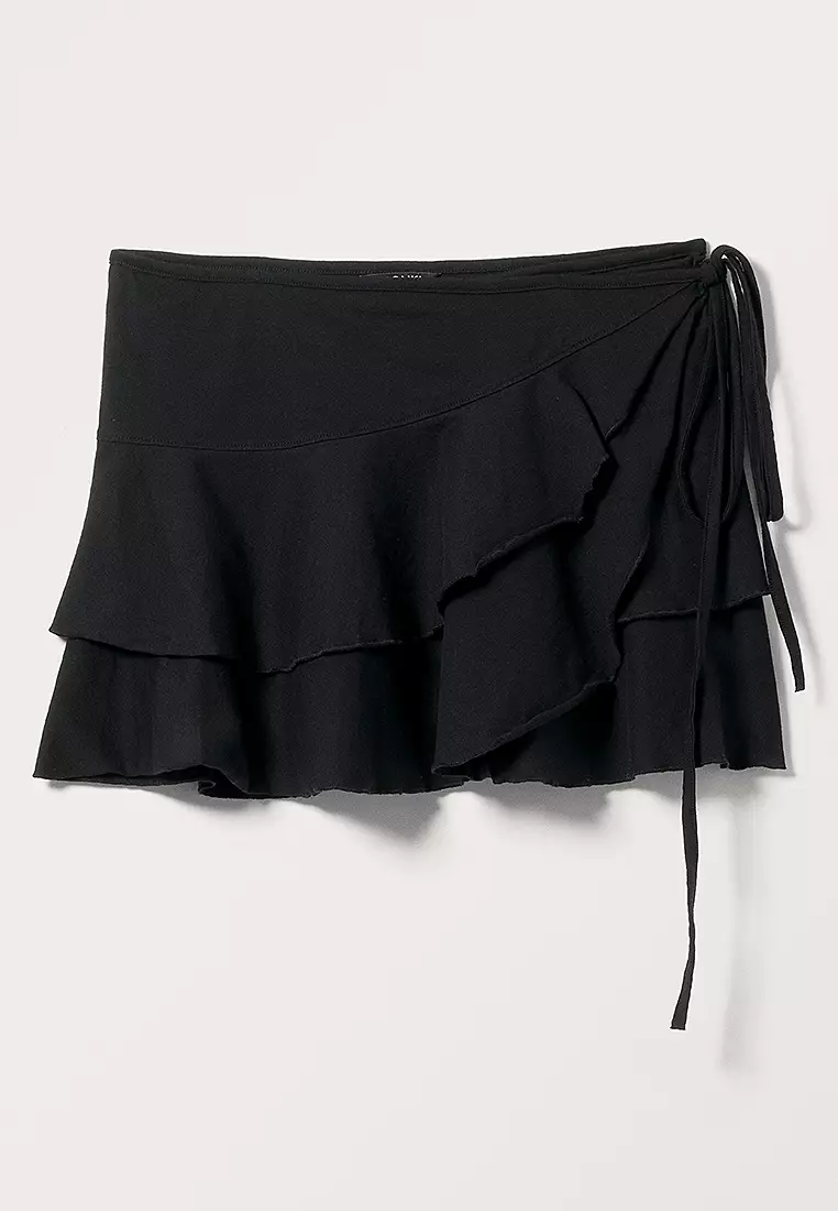 【WOOHWA】FRILL WRAP MINI SK Buy Monki Frilled Mini Wrap Skirt 2025 Online | ZALORA