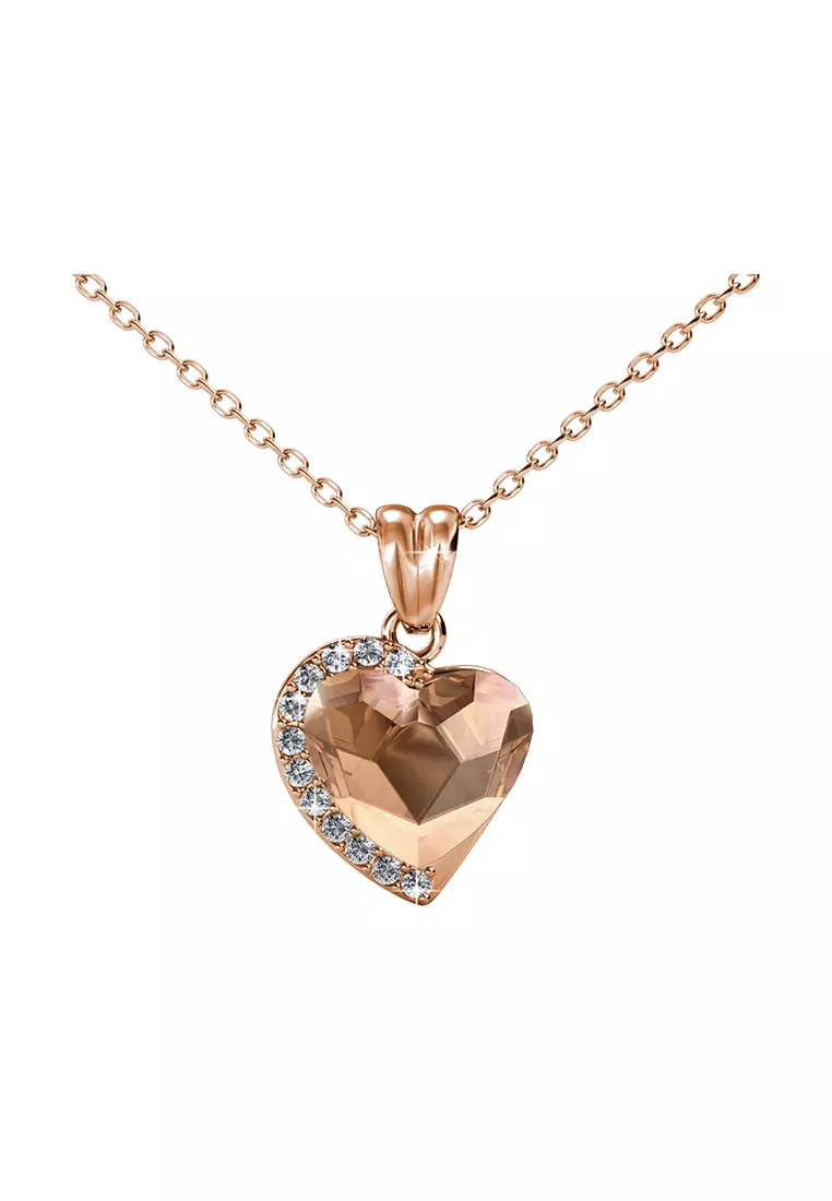 Herlipto Self 美味しから Love Necklace-Rose Quartz