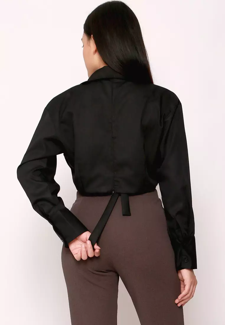 Long Sleeve Crop Shirt