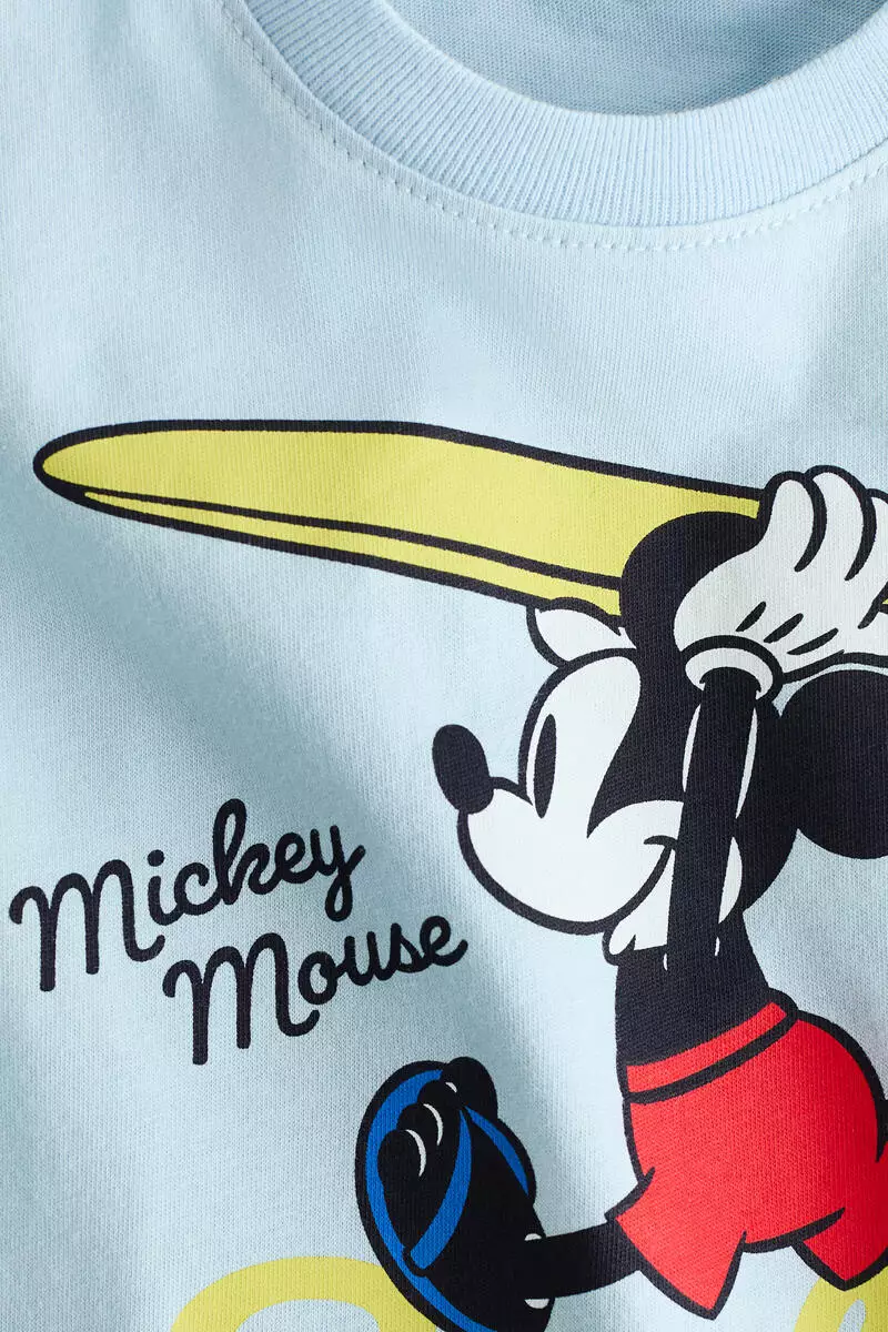 Printed cotton T-shirt