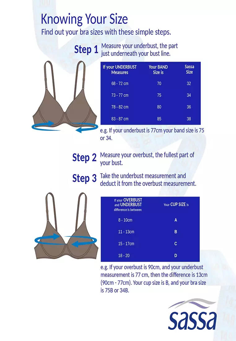 Perfect Pair 2-in-1 Non Wire Full Cup Bra with Adjustable Straps Underwear for Women