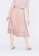 Hopeshow pink Pleated Mesh Midi Skirt D6599AA9547FD3GS_8