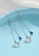 ZITIQUE silver Women's Hollowed Whale Drop Earrings - Silver 5B0D5AC03F516CGS_2