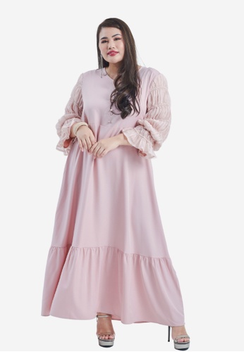 CURVA FABULOUS pink Wiwiana Dress 1DB80AADAE0CE5GS_1