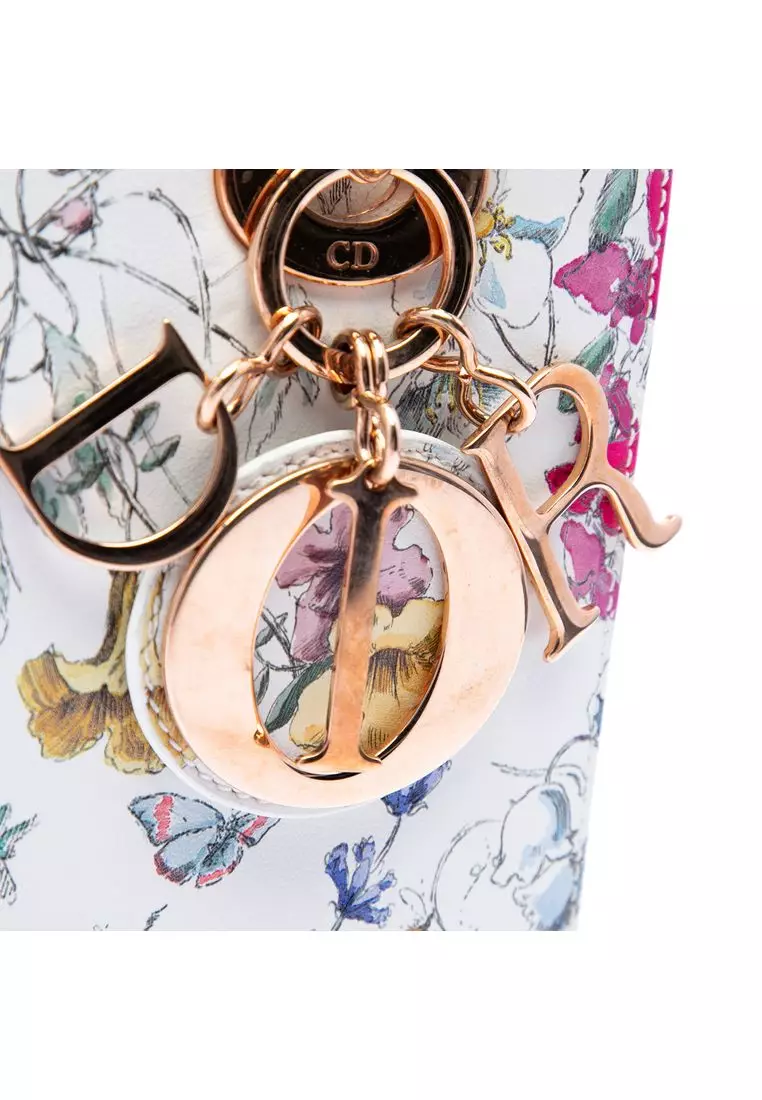 Pre-Loved Dior Small Calfskin Florilegio My Abcdior Lady Dior
