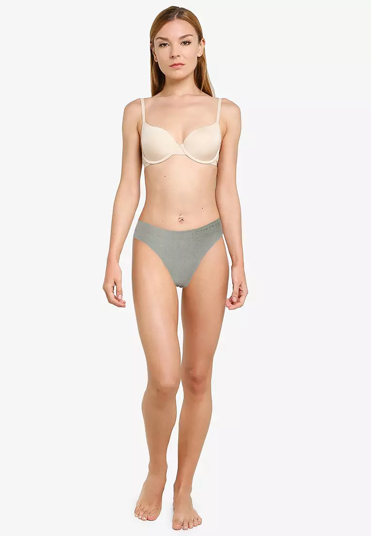 3 Pack Seamless High Cut G String Brief
