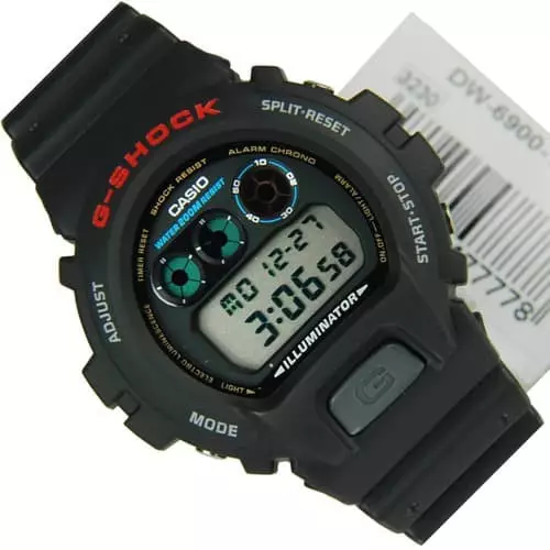Casio G-Shock DW-6900-1VDR Hitam Karet Hitam Cowok