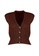 Trendyol brown Knit Vest F9BC3AA9C65693GS_7