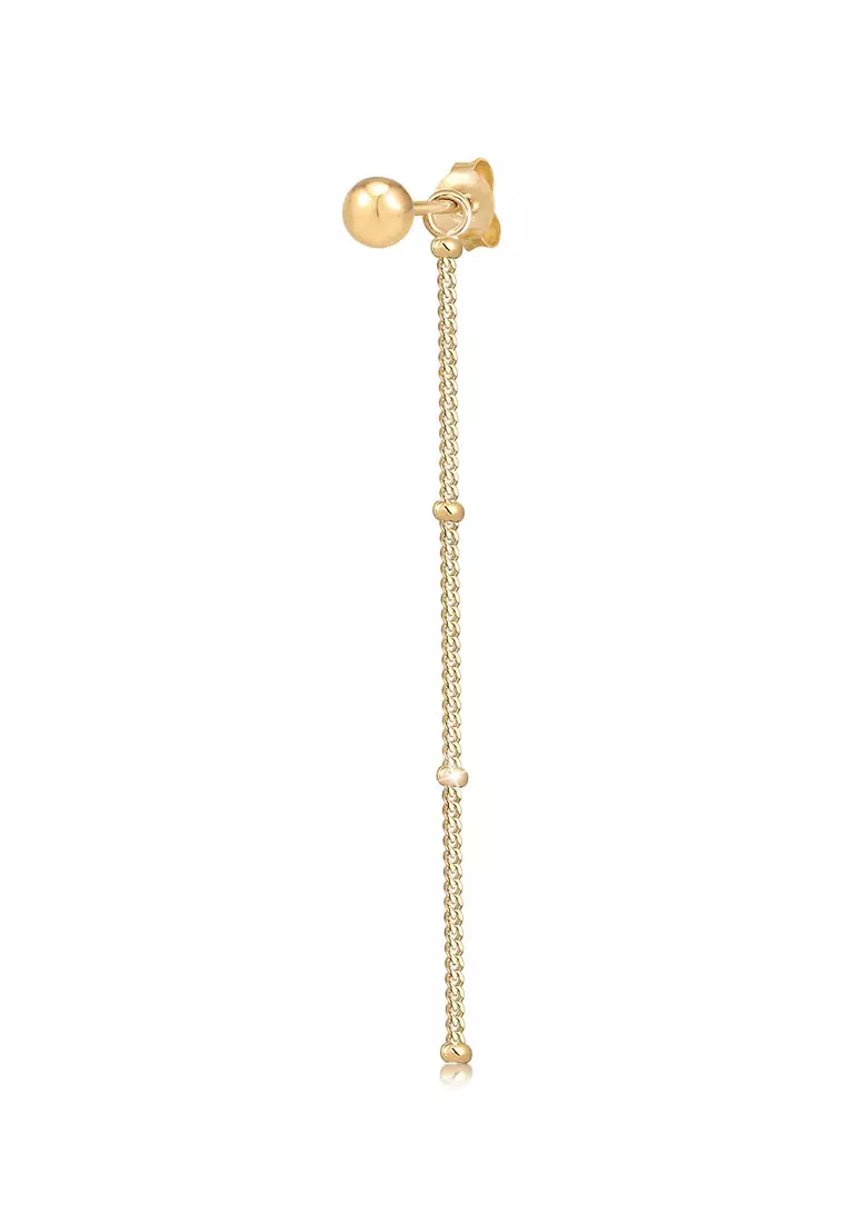 Elli Orecchini A Pendantina In Argento 925 Geometrici – Donne, Basic Trend, Fatti A Mano, Design Germania