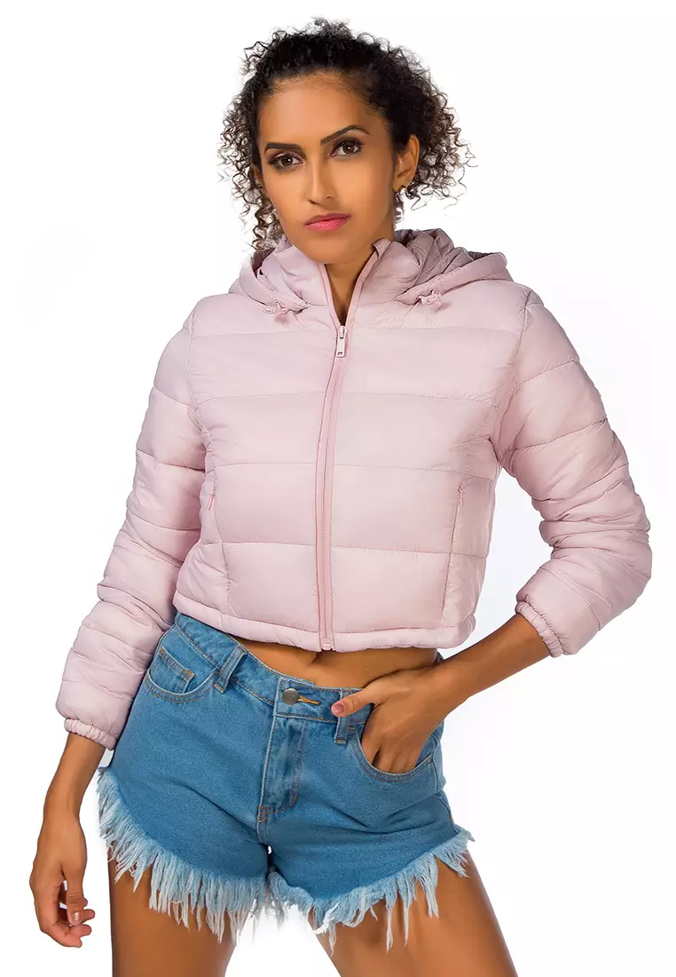 Blush pink outlet short jacket