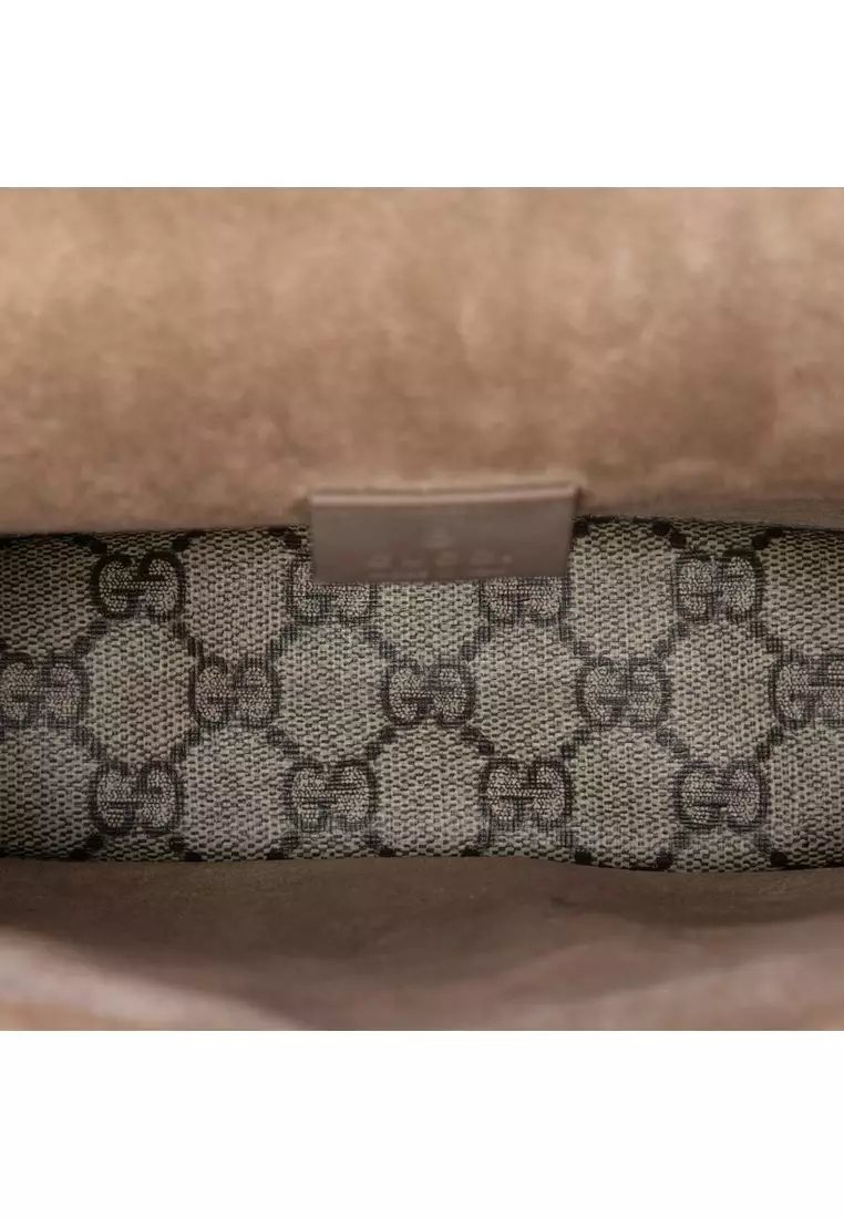 Pre-Loved Gucci Small Gg Supreme Dionysus Crossbody