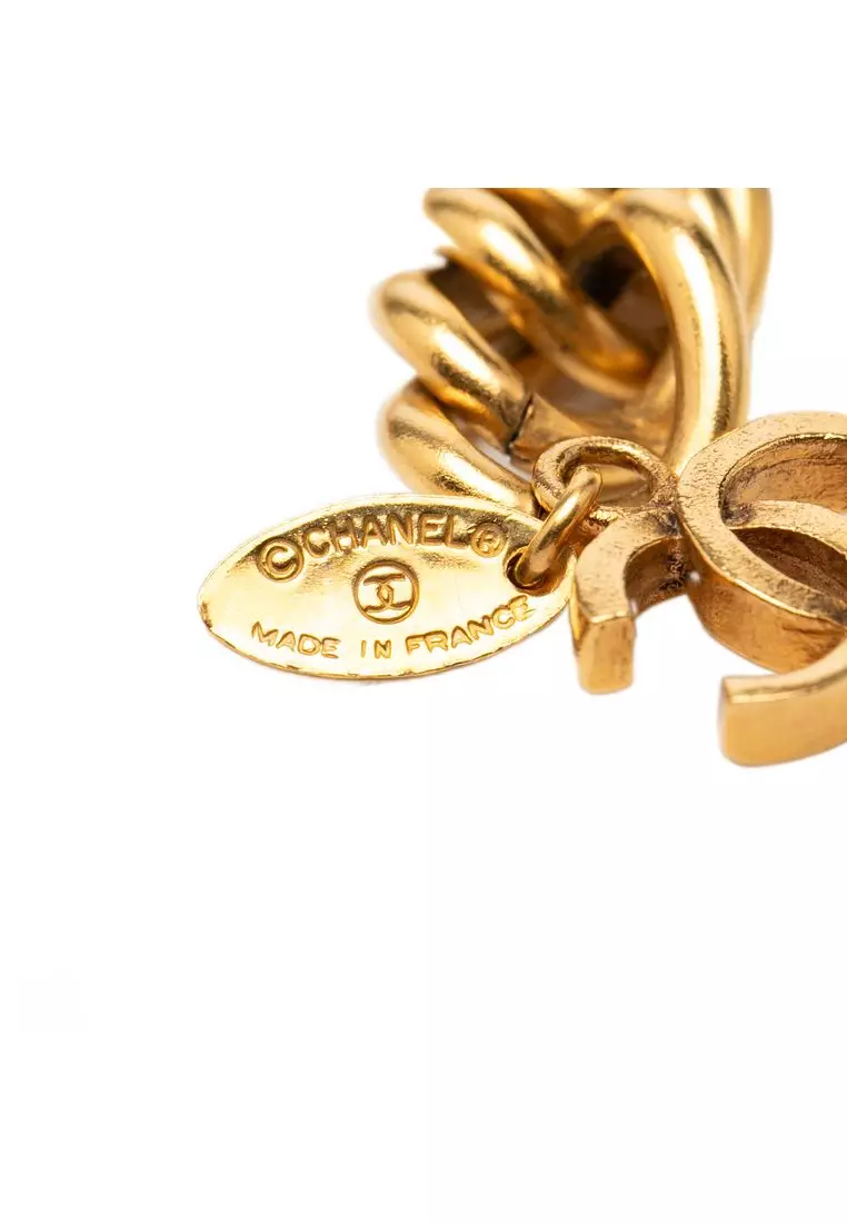 Pre-Loved Chanel Gold Plated Leo Lion Sun Medallion Charm Necklace