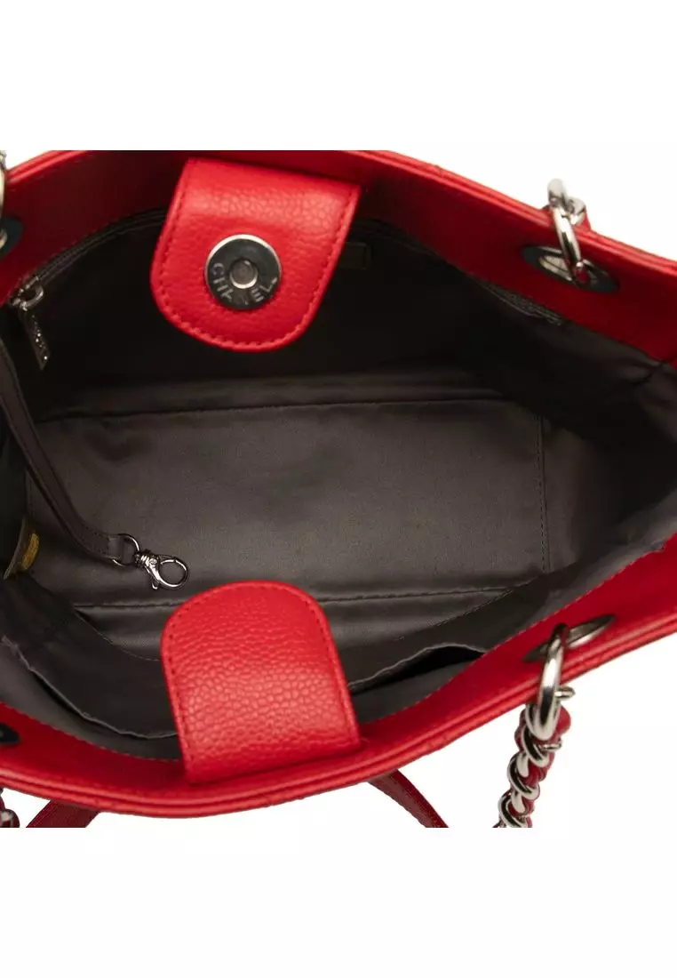 Pre-Loved Chanel Caviar Petite Shopping Tote