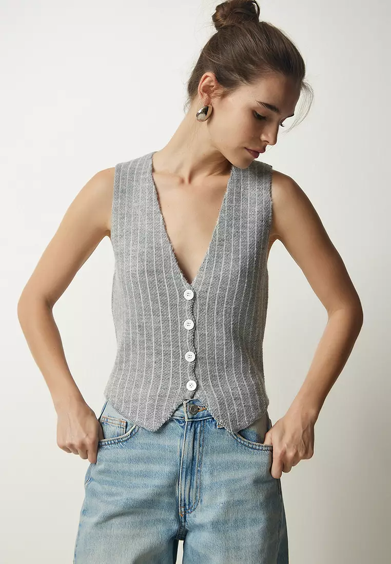 Stripe Vest