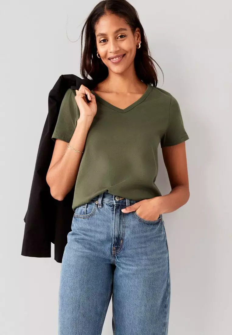 EveryWear V-Neck T-Shirt For Women