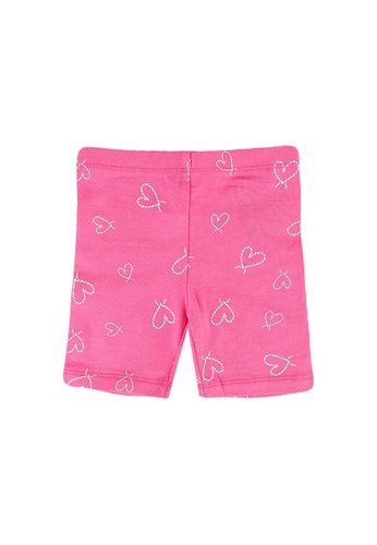 FOX Kids & Baby pink Fuchsia Cropped Leggings 519C2KACE8A638GS_1