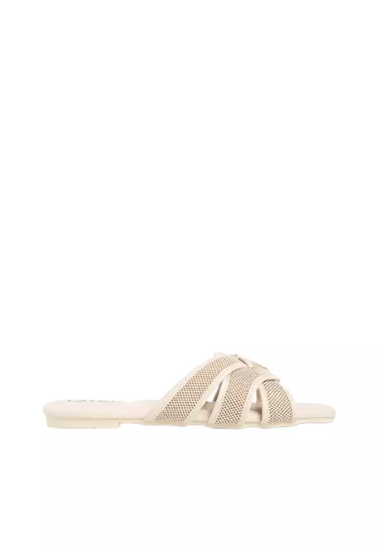 Discount on Happy2U  shoes - SKU: Elena Cross Jute Sandals