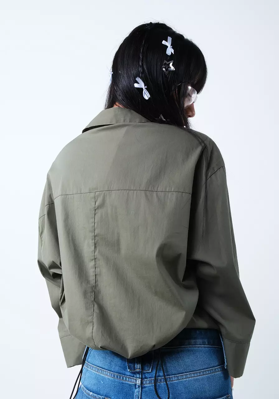Oversize Kemeja Wanita Mia Olive