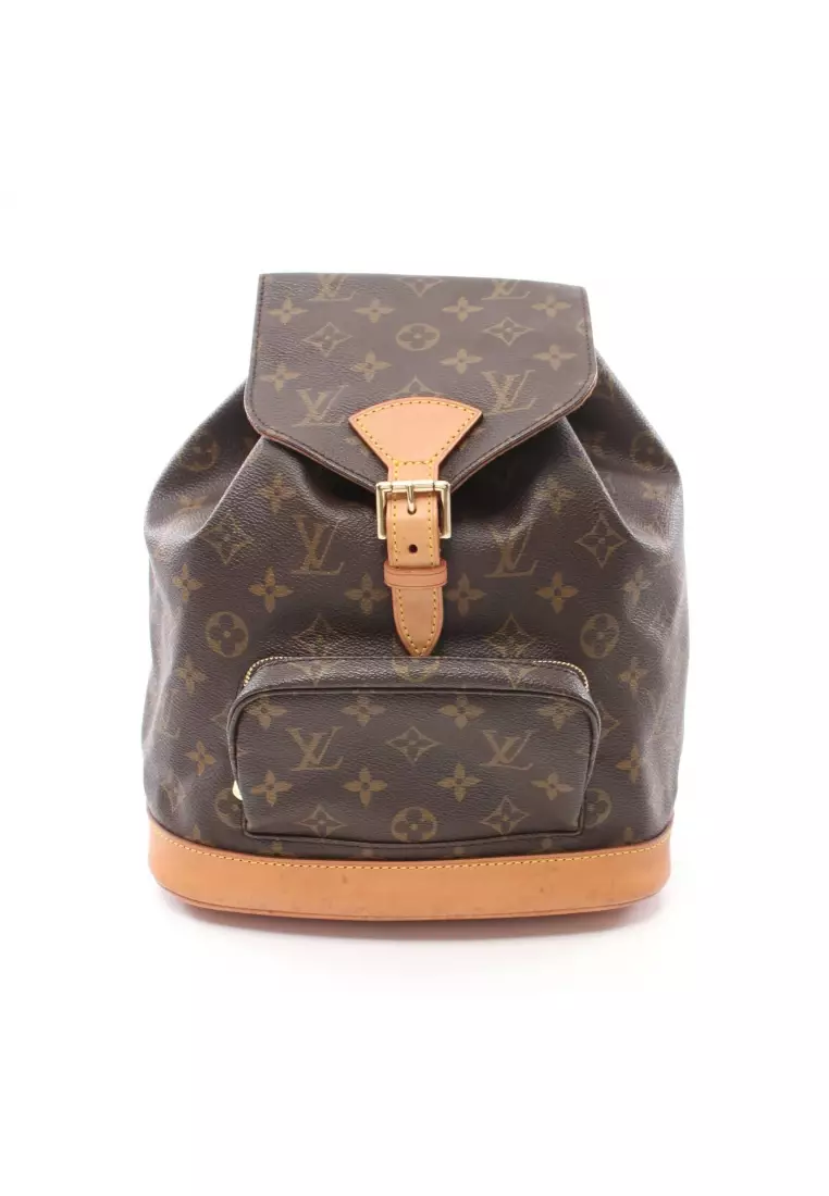 LV LV Unisex Campus Backpack Giant Damier Ebene Coated Canvas in 2023