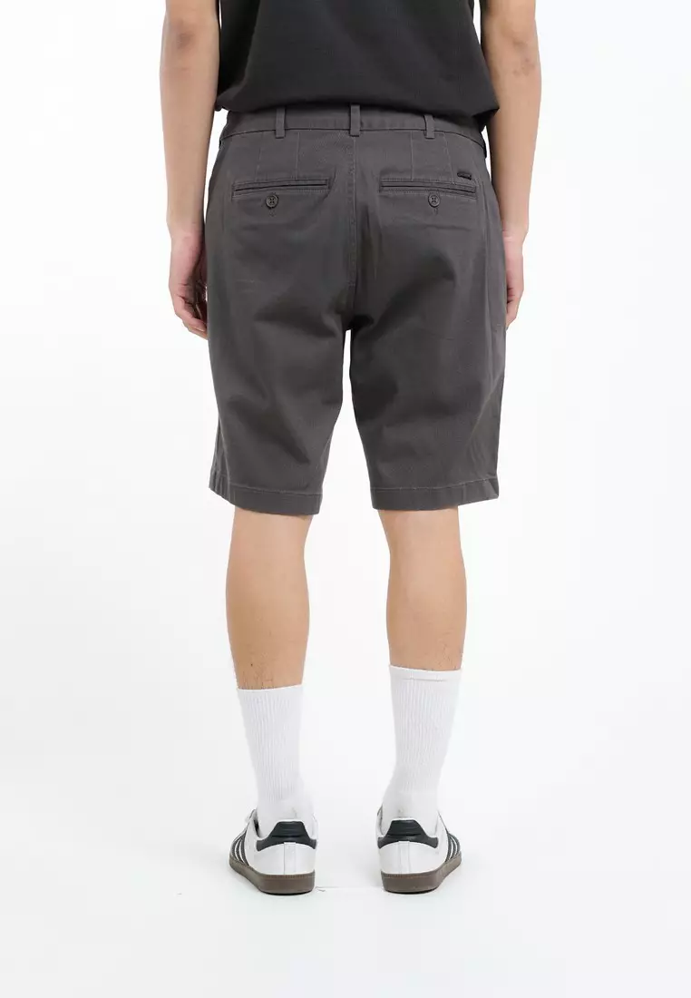Greenlight Essential Men's Short Chinos Pants Regular Fit Cotton Spandex Miles 011225